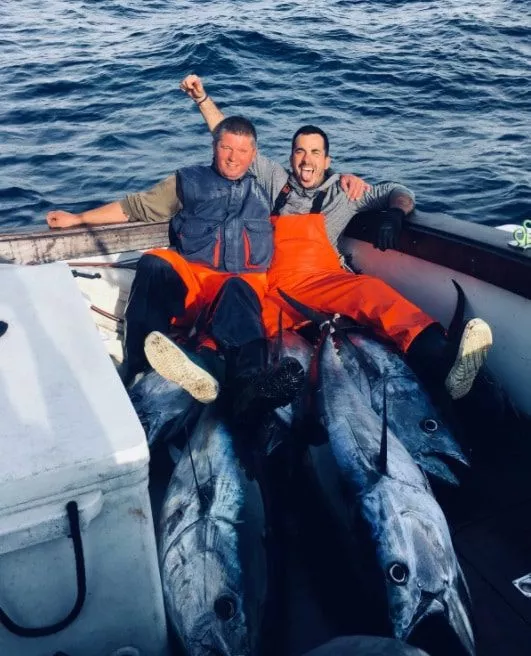 Two big tunas from the Adriatic sea in Croatia 